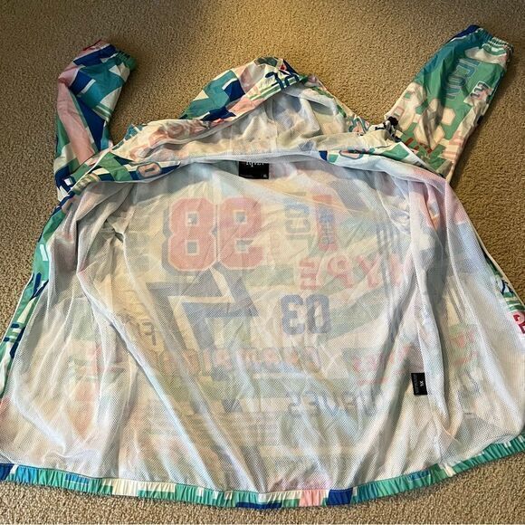 Copper Rivet Denim Factory Men's Windbreaker Full Zip Hooded Multicolor X-Large - Picture 4 of 8